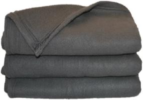 img 3 attached to 🛏️ Plush Queen Blanket in Grey - LUXURIA Micro Fleece