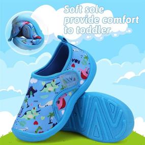 img 1 attached to FANTURE Toddler Sneakers Aquatic U420ZS1902 Blue Grn 25 Boys' Shoes in Outdoor