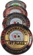 🎉 poker weight 4-piece set - commemorative trophies for 1st, 2nd, 3rd, and 1st out логотип