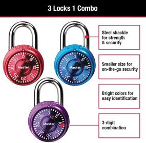 img 3 attached to Master Lock 1533TRI Combination Assorted