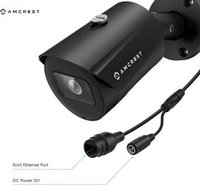img 1 attached to 📷 Amcrest UltraHD 5MP наружная POE камера: бюллет IP-камера с высоким разрешением, водонепроницаемым дизайном, широким углом обзора и мощным ночным видением.