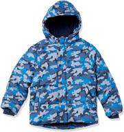 🧥 boys' heavyweight hooded puffer clothing - amazon essentials logo