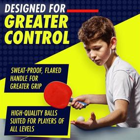 img 1 attached to 🏓 Оптимизированные настольные теннисные ракетки Nibiru для улучшенного спортивного выступления