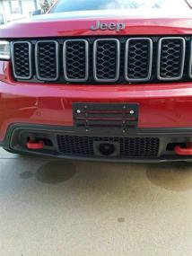 img 2 attached to Держатель для номерных знаков Jeep License Plate Bracket Bumper Mount