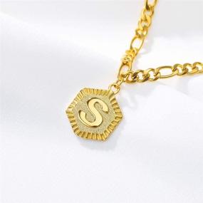 img 1 attached to VANGETIMI Adjustable Initial Alphabet Bracelet Women's Jewelry for Anklets