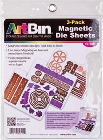 img 1 attached to 🧲 ArtBin 6979AB Magnetic Storage Sheets Refills, 3-Pack (0, 3 Count) for Die Cuts