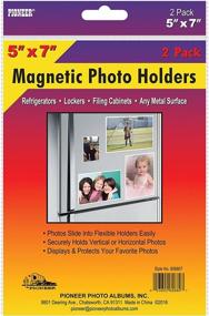 img 2 attached to 📸 Pioneer 606807 Freez-A-Frame Photo Albums: Magnetic 5X7 Photo Frame – Convenient and Versatile Storage Solution