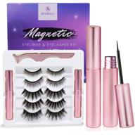 👁️ arishine magnetic eyeliner and lashes set, magnetic eyeliner kit for reusable magnetic lashes [5 pairs] logo