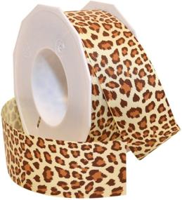 img 1 attached to Morex Ribbon Leopard Grosgrain 20 Yard