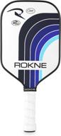 🥒 rokne curve classic pickleball paddle: usapa approved, maximize spin with soft touch & textured fiberglass surface, polypropylene honeycomb core, composite handle - cushioned comfort grip логотип