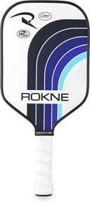 img 4 attached to 🥒 Rokne Curve Classic Pickleball Paddle: USAPA Approved, Maximize Spin with Soft Touch & Textured Fiberglass Surface, Polypropylene Honeycomb Core, Composite Handle - Cushioned Comfort Grip