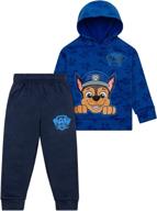 🐾 paw patrol 4-piece kids hoodies and sweatpants set: activewear outfits for boys and girls логотип