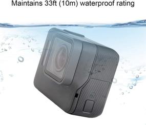 img 2 attached to 📸 Premium Replacement USB Side Door Cover for GoPro Hero 5/6 Black: Perfect Camera Repair Part to Preserve Functionality!