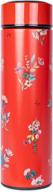 lug chuggie bouquet red water bottle - 16 oz, stay hydrated in style! logo