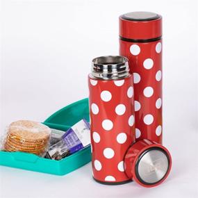 img 3 attached to LUG Chuggie Bouquet Red Water Bottle - 16 oz, Stay Hydrated in Style!