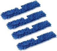 🧹 ximoon 4-pack microfiber flip mop refills: dry/wet use, machine washable double-sided cleaning pads for all surfaces logo