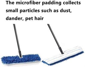 img 2 attached to 🧹 XIMOON 4-Pack Microfiber Flip Mop Refills: Dry/Wet Use, Machine Washable Double-Sided Cleaning Pads for All Surfaces