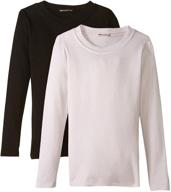 lamade girls thermal black silvermist logo