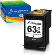 🖨️ double d remanufactured replacement ink cartridge for hp 63xl - black, compatible with envy 4520, officejet 3830, deskjet 1112 and more (1 black) logo