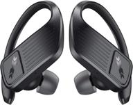cutting-edge wireless headset: bluetooth 5.0 in-ear sports earphones with ipx5 waterproofing, dual driver technology, and 40h playtime – includes charging case! logo