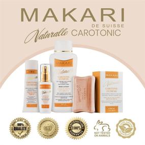 img 1 attached to 🌟 Makari Naturalle Carotonic Extreme Glow Renewing Face Cream 1.7oz – Moisturizing & Toning Cream with Carrot Oil & SPF 15 – Anti-Aging & Brightening Treatment for Dark Spots, Acne Scars & Wrinkles: Get Luminous Skin