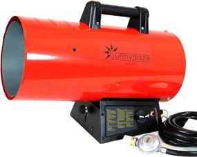 img 3 attached to 🔥 Sunnydaze 85,000 BTU Forced Air Propane Heater: Portable Heat for Construction Sites with Auto-Shutoff and Adjustable Output