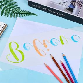 img 1 attached to 12-Piece Words Stencils Set with Inspirational Quote Signs