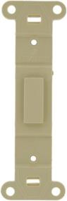 img 1 attached to Leviton 80700-I Ivory Blank Toggle Plastic Adapter Plate: Easy Customization for Your Switches