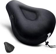 🚴 anzome bike seat cushion: comfortable gel seat cover for men and women, fits spin, stationary, and cruiser bikes - includes waterproof case логотип