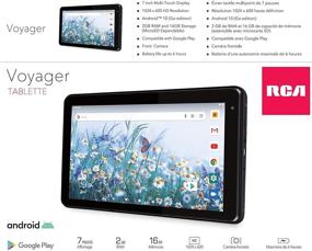 img 1 attached to 💻 RCA Voyager 7-Inch Android 10 Tablet with Google Play, 16GB Storage, 2GB RAM, WiFi, Camera