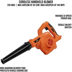 img 1 attached to Armor All CKA203A 20V Cordless Utility Wet/Dry Shop Vacuum 3-Tool Kit