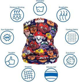 img 2 attached to 🐾 Stay Safe in Style with the Nickelodeon Boys Paw Patrol Gaiter Face Mask: UV Sun Protection at its Best!