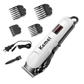 img 4 attached to 💇 F.lashes Cordless Hair Clippers for Men - Rechargeable Hair Cutting Kit | Low-Noise Household Hair Trimmer | Professional Men's Clippers for Hair Cutting