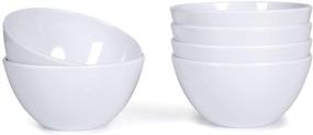 img 2 attached to Resistant Melamine Cereal Bowls Set - Enhancing Durability and Searchability