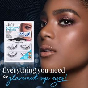 img 3 attached to 👁️ Ardell Deluxe Pack False Eyelashes #120 Demi: Double the Glamour with 4 Pairs of Lashes!