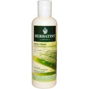 img 1 attached to 🌿 Herbatint Aloe Vera Normalizing Shampoo and Royal Cream Conditioner Bundle, 8.79 fl oz each