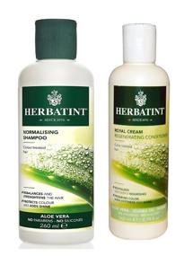 img 4 attached to 🌿 Herbatint Aloe Vera Normalizing Shampoo and Royal Cream Conditioner Bundle, 8.79 fl oz each