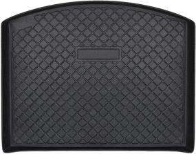 img 2 attached to 🚗 Custom Fit Heavy Duty Waterproof Trunk Floor Mat for Ford Escape 2013~2019 - All Weather Odorless E-cowlboy Cargo Liner (Black)