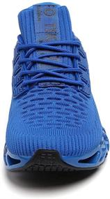 img 1 attached to TSIODFO Men Sneakers: Fashionably Versatile Sport Running Athletic Tennis Walking Shoes