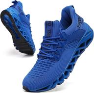 tsiodfo men sneakers: fashionably versatile sport running athletic tennis walking shoes logo