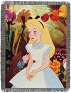 disney wonderland garden tapestry blanket logo