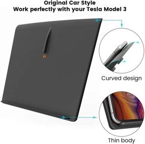 img 2 attached to TAPTES 2020 Wireless Charger for Tesla Model 3 - 📱 Compatible with iPhone, Samsung, and All Model 3s (Before Jun 2020)