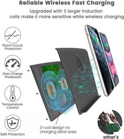 img 1 attached to TAPTES 2020 Wireless Charger for Tesla Model 3 - 📱 Compatible with iPhone, Samsung, and All Model 3s (Before Jun 2020)