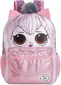 img 3 attached to 🎒 Get the Perfectly Stylish L L Surprise Silver Backpack for Your Little Fashionista!