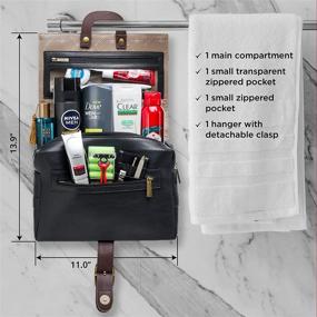 img 2 attached to 🧳 Enhanced Vetelli Vasari Toiletry Bag & Hanging Dopp Kit for Men - Ideal Travel Dopp Kit & Bathroom Organizer, Perfect Men's Gift