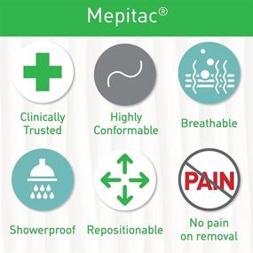 img 1 attached to 🩹 Mepitac 298300 Soft Silicone Tape – Versatile and Gentle Adhesive Tape for Wounds, Scars, and Medical Care