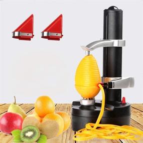 img 3 attached to 🥔 Effortless Kitchen Prep: YOUDirect Electric Potato Peeler & Apple Peeler Machine