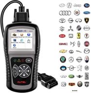 🚗 autel maxilink ml519 obd2 - автомобильный диагностический сканер - расширенный считыватель кодов al519, обновленная версия с режимом obd ii 6 - выключение индикатора неисправности двигателя. логотип