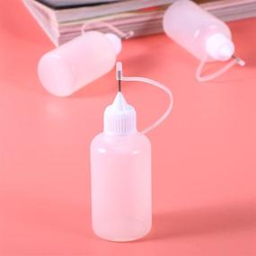 img 3 attached to 🔧 ULTNICE 30ml Needle Tip Glue Bottle Applicator Bottles - Pack of 10, Ideal Quilling Tool for DIY Projects