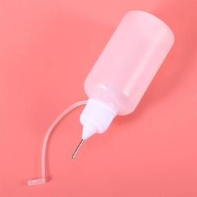 img 1 attached to 🔧 ULTNICE 30ml Needle Tip Glue Bottle Applicator Bottles - Pack of 10, Ideal Quilling Tool for DIY Projects